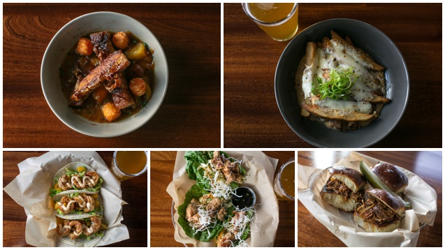 food at pour taproom 